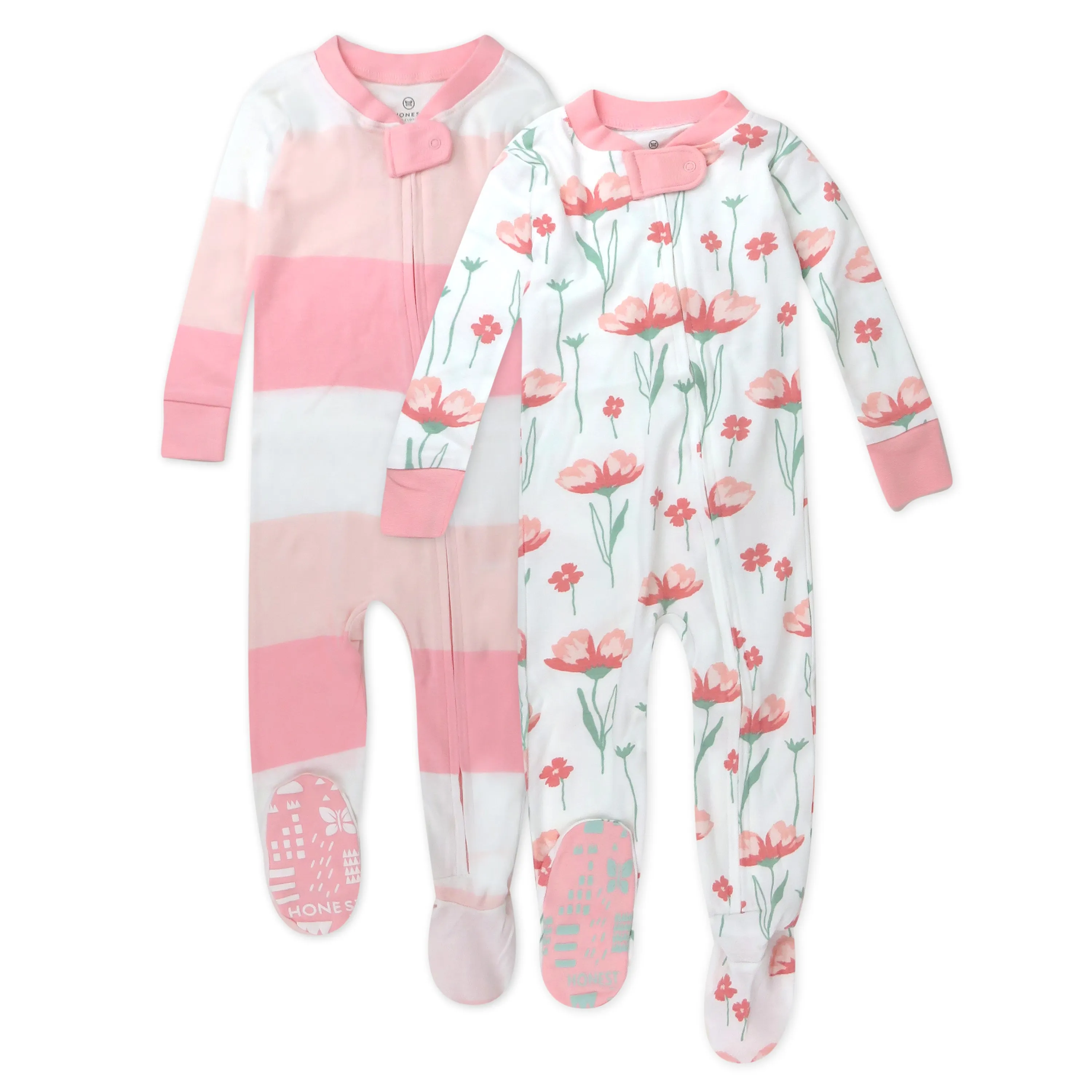 2-Pack Organic Cotton Snug-Fit Footed Pajama