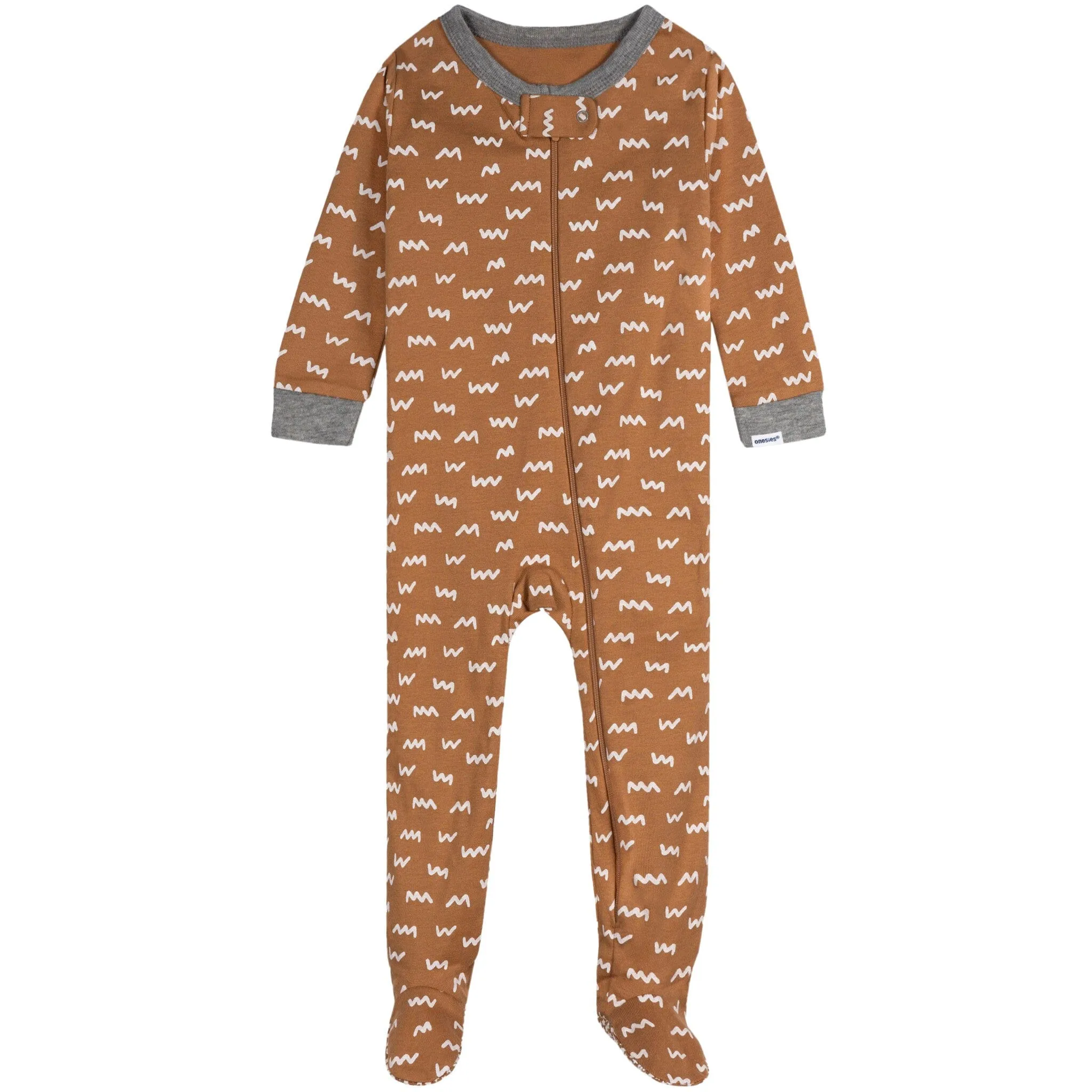 4-Pack Baby Boys Treats Snug Fit Footed Pajamas