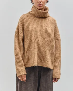 7115 by Szeki Chunky Turtleneck, Camel