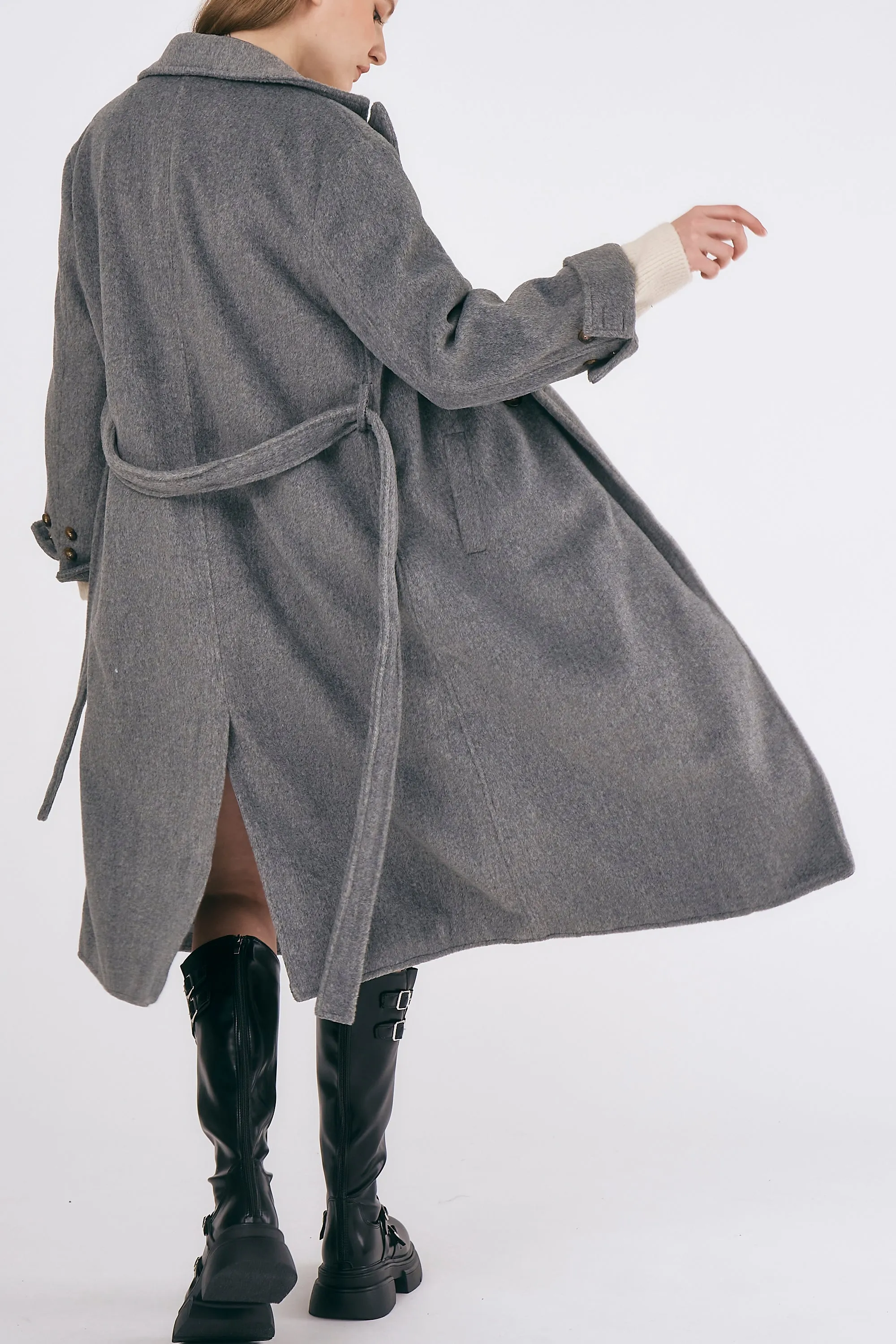 Abigail Belted Long Coat