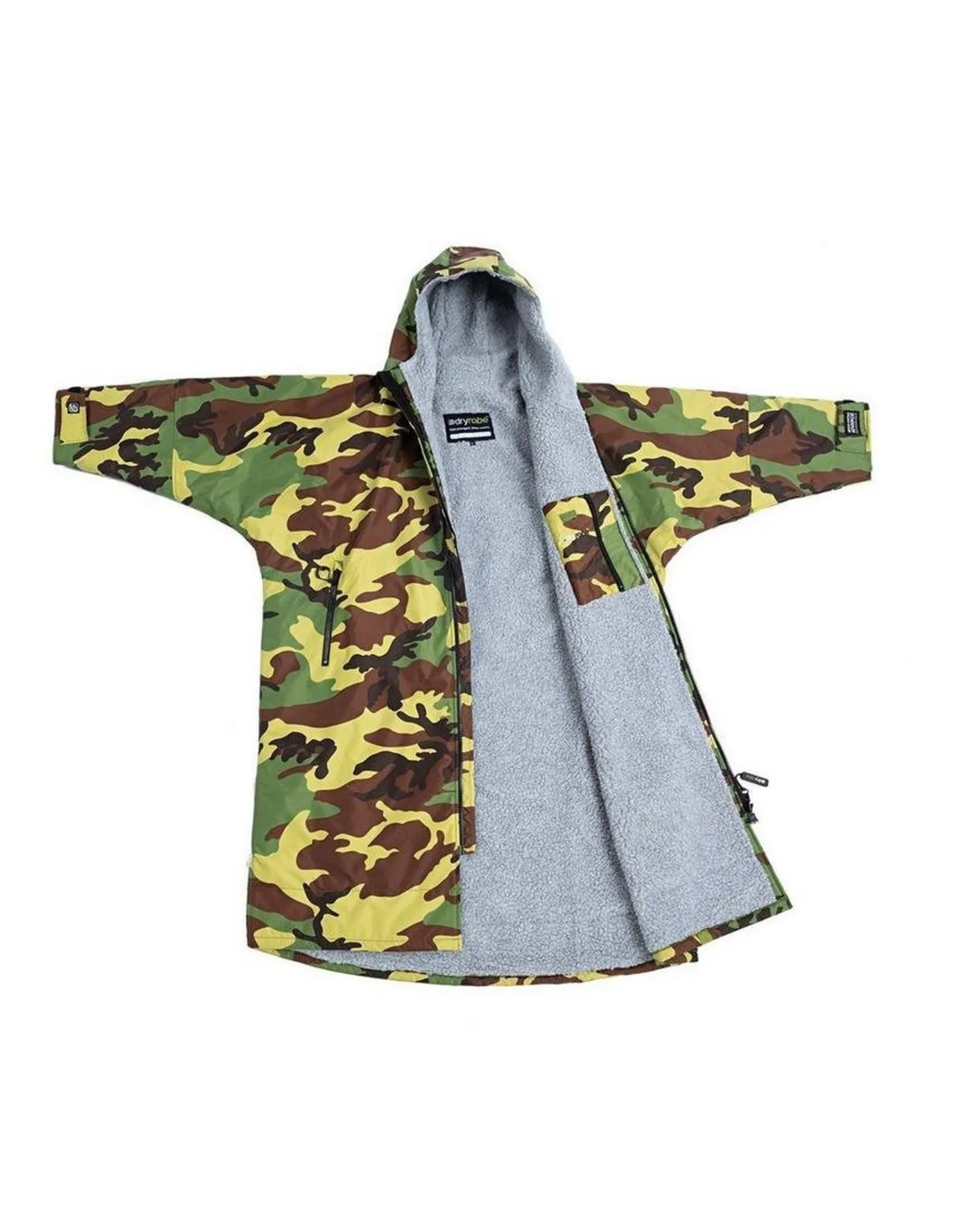 Advance Long Sleeve Adult Robe - Camouflage Grey