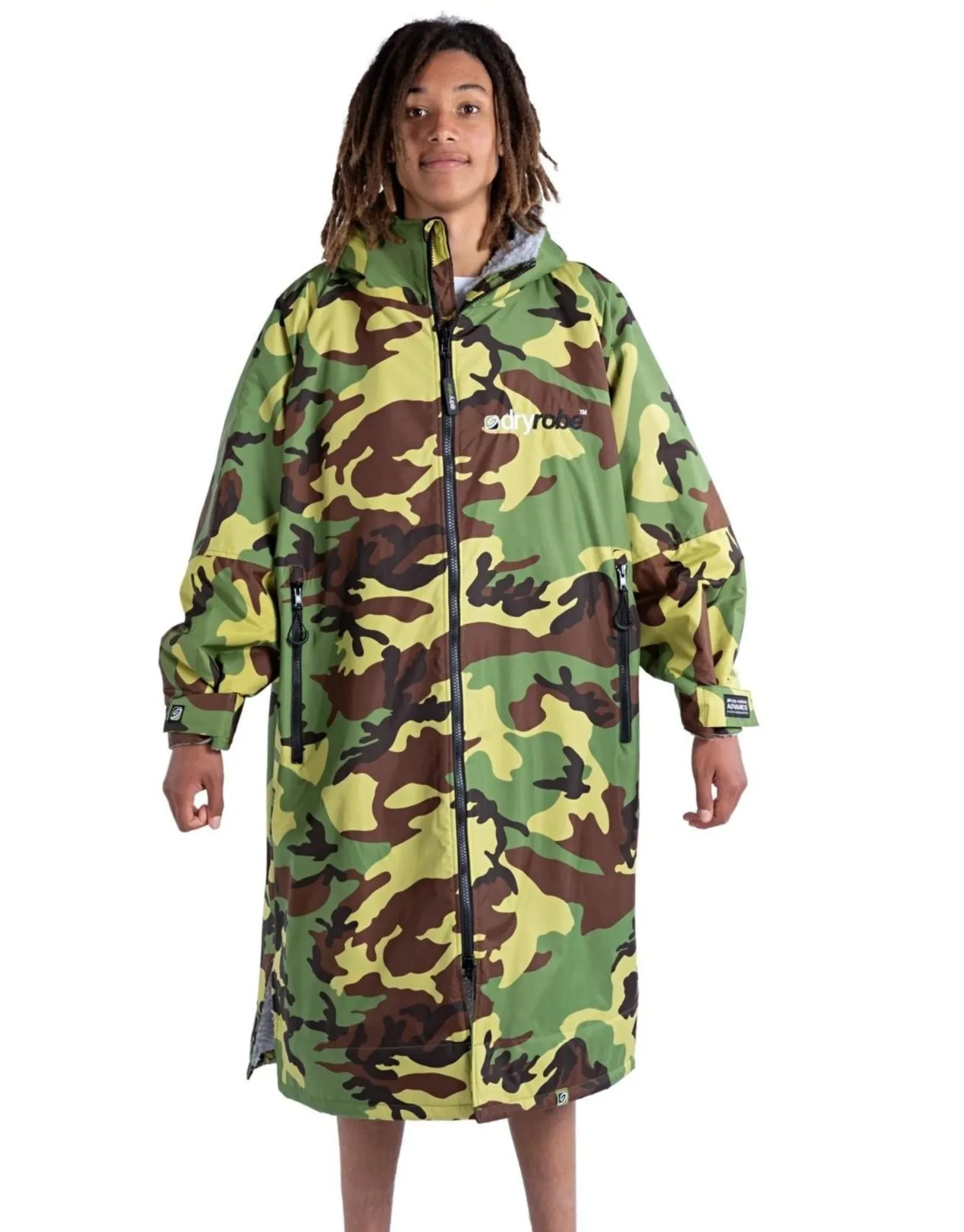 Advance Long Sleeve Adult Robe - Camouflage Grey