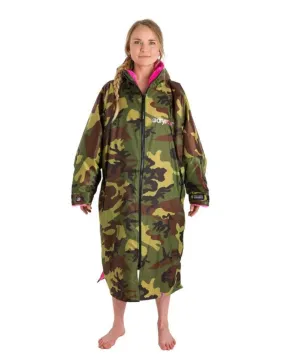 Advance Long Sleeve Adult Robe - Camouflage Pink