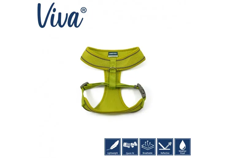 Ancol - Viva Comfort Mesh Harness - Hi-Vis - Large (53-74cm)