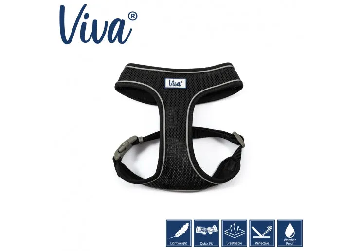 Ancol - Viva Comfort Mesh Harness - Hi-Vis - Large (53-74cm)