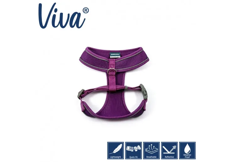 Ancol - Viva Comfort Mesh Harness - Hi-Vis - Small (34-45cm)