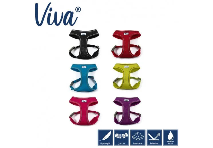 Ancol - Viva Comfort Mesh Harness - Hi-Vis - Small (34-45cm)