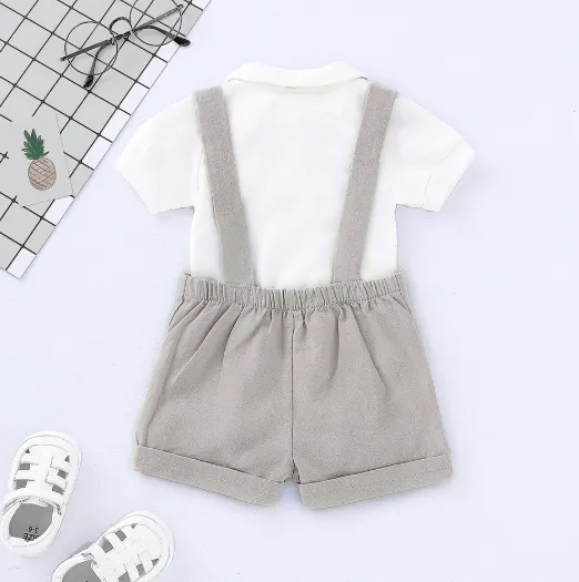 ARCHIE BOW TIE BODYSUIT & OVERALLS