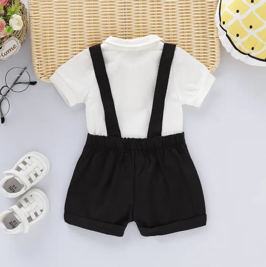 ARCHIE BOW TIE BODYSUIT & OVERALLS