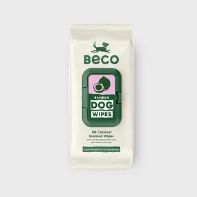 Bamboo Dog Wipes | Coconut Scented 80 Pack