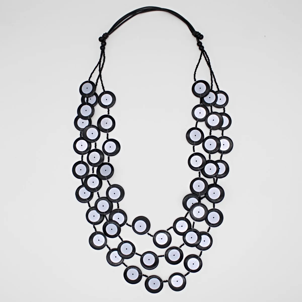 Black Iridescent Arabella Necklace