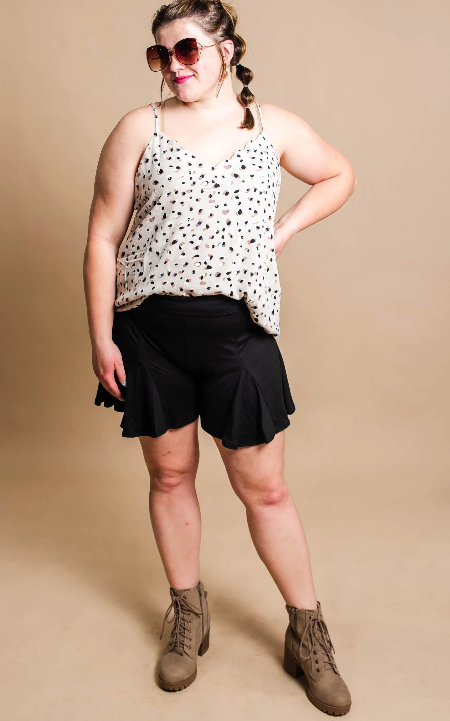 Black Ruffle Shorts aka Skorts - Final Sale*