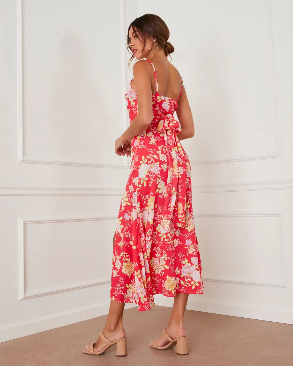 Blossoming Wildflower Midi Dress