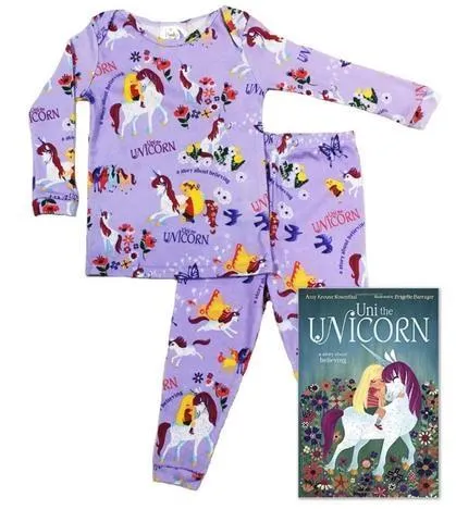 Books to Bed Uni The Unicorn Pajamas and Book