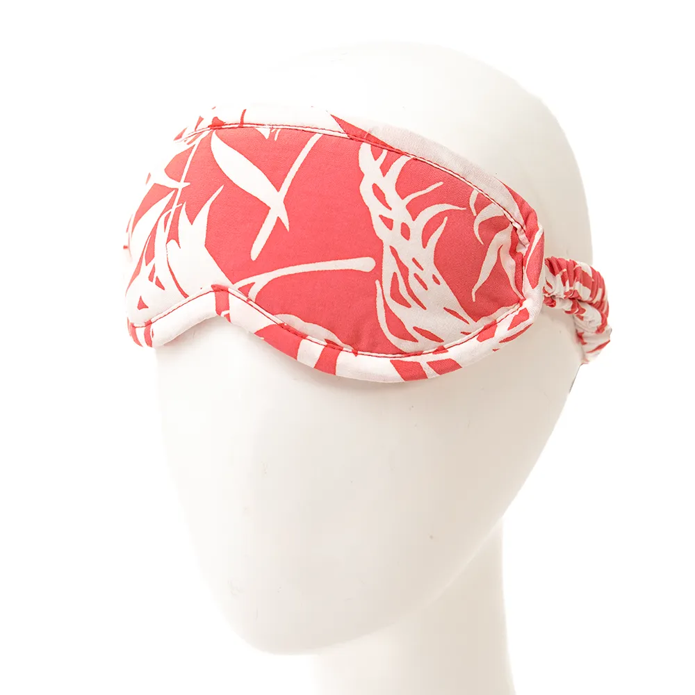 Bright Coral Rayon Eyeshade