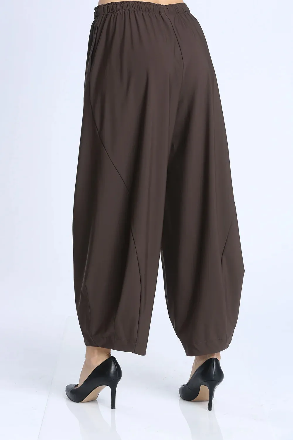 Brown Balloon Full Length Pant