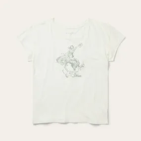 Bucking Cowgirl Graphic Tee