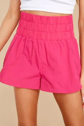 Can't Hold Me Back Hot Pink Shorts