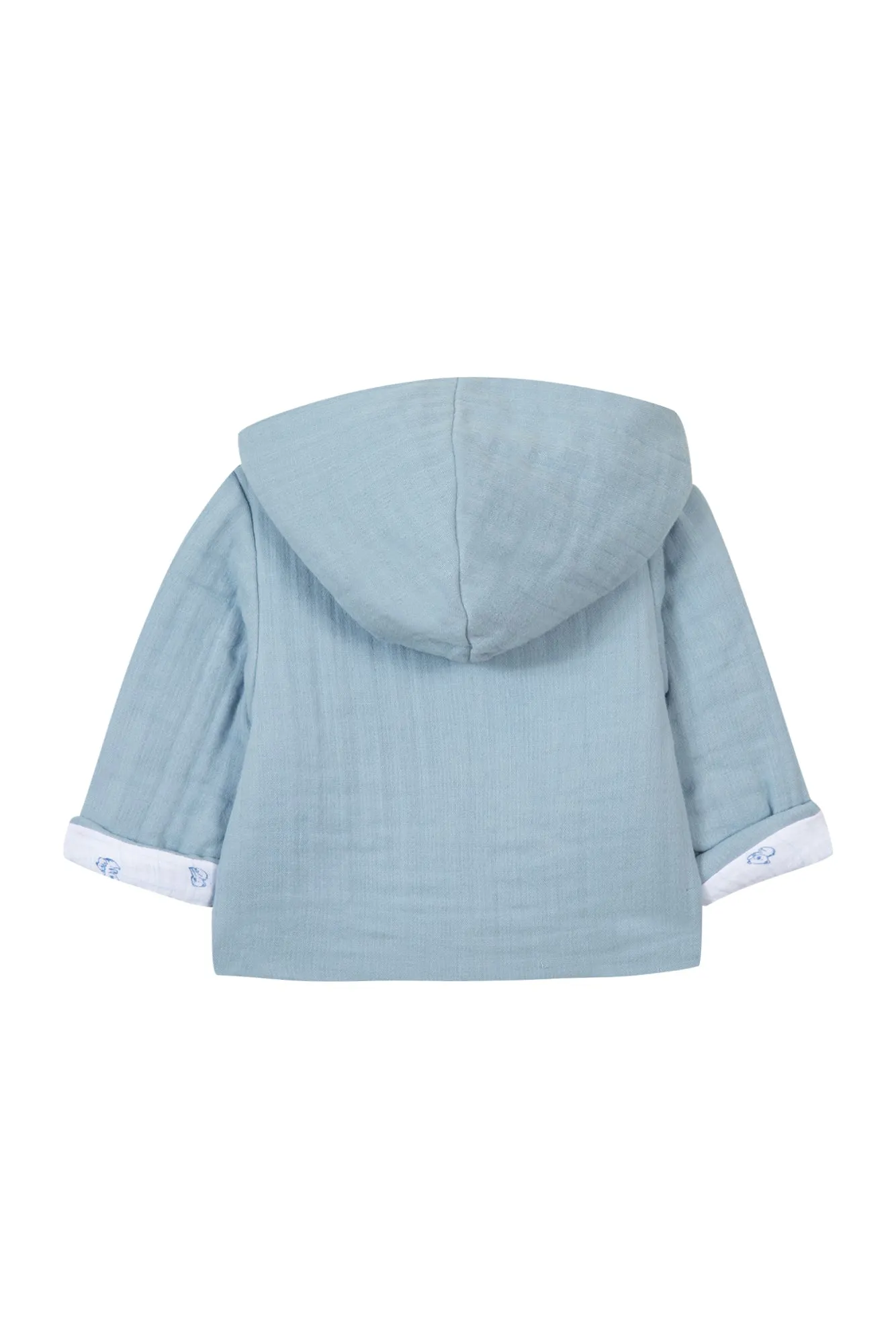 Coat - Blue Cotton Gauze