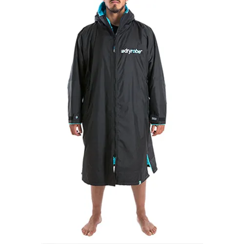 Dryrobe Advance Changing Robe Long Sleeved - Black/Blue