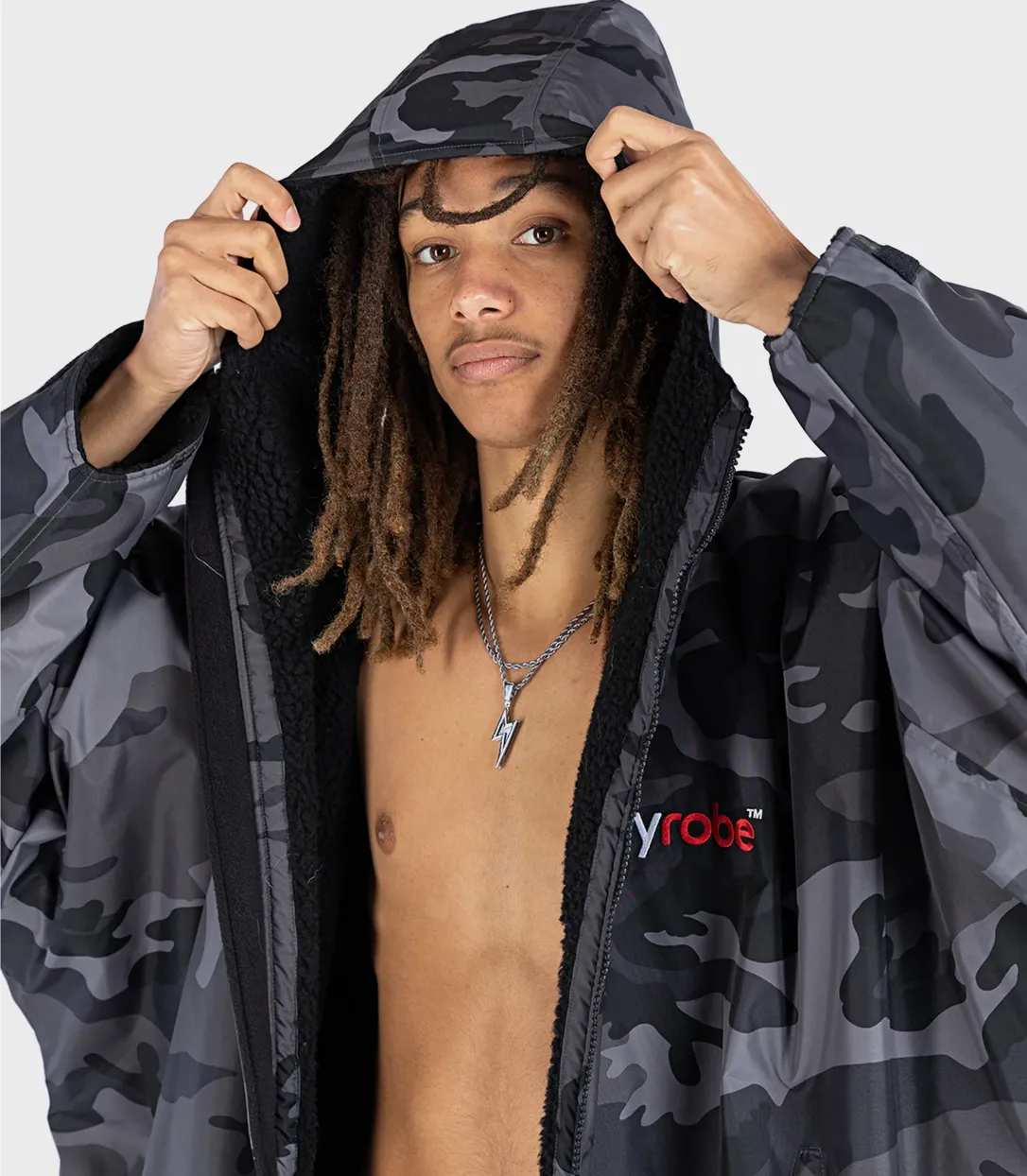 Dryrobe Advance Long Sleeve Black/Camo/Black