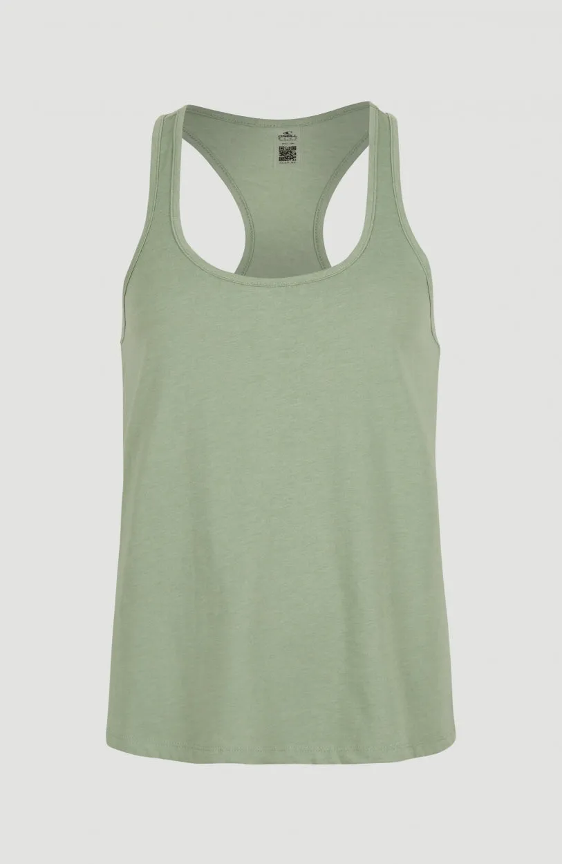 Essentials Racer Back Tanktop | Lily Pad