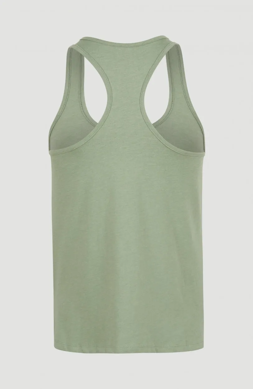 Essentials Racer Back Tanktop | Lily Pad