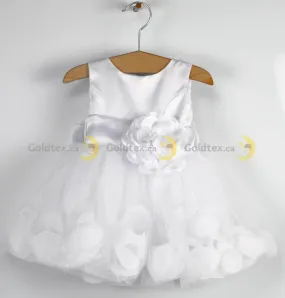 Fancy Kids Baby Girl Flower Petal Dress