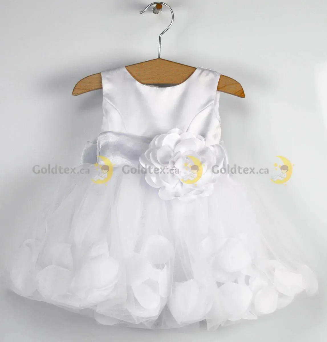 Fancy Kids Baby Girl Flower Petal Dress