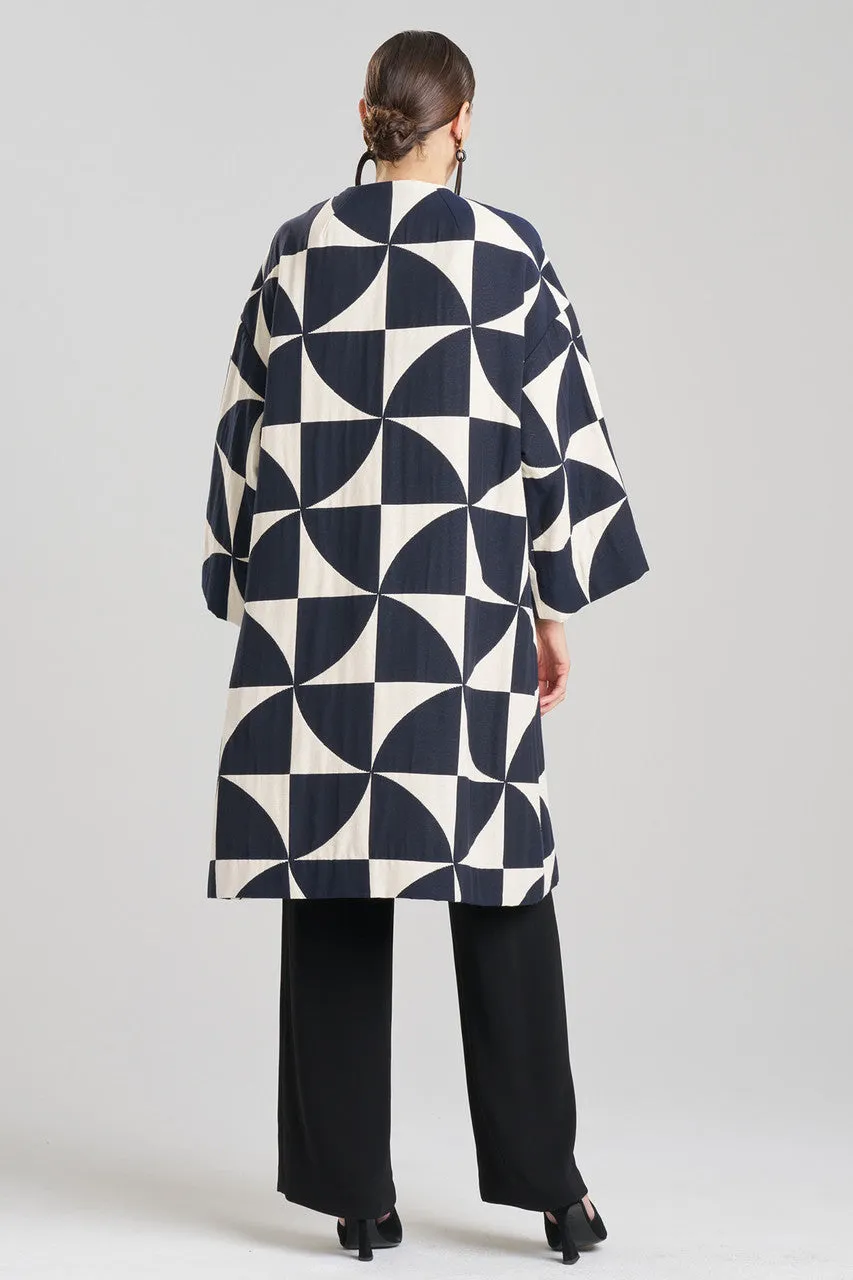 Geo Mod Jacquard Coat