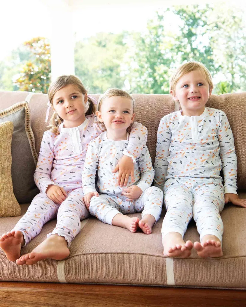 Hocus Pocus Halloween Pajama Set in Blue- FINAL SALE