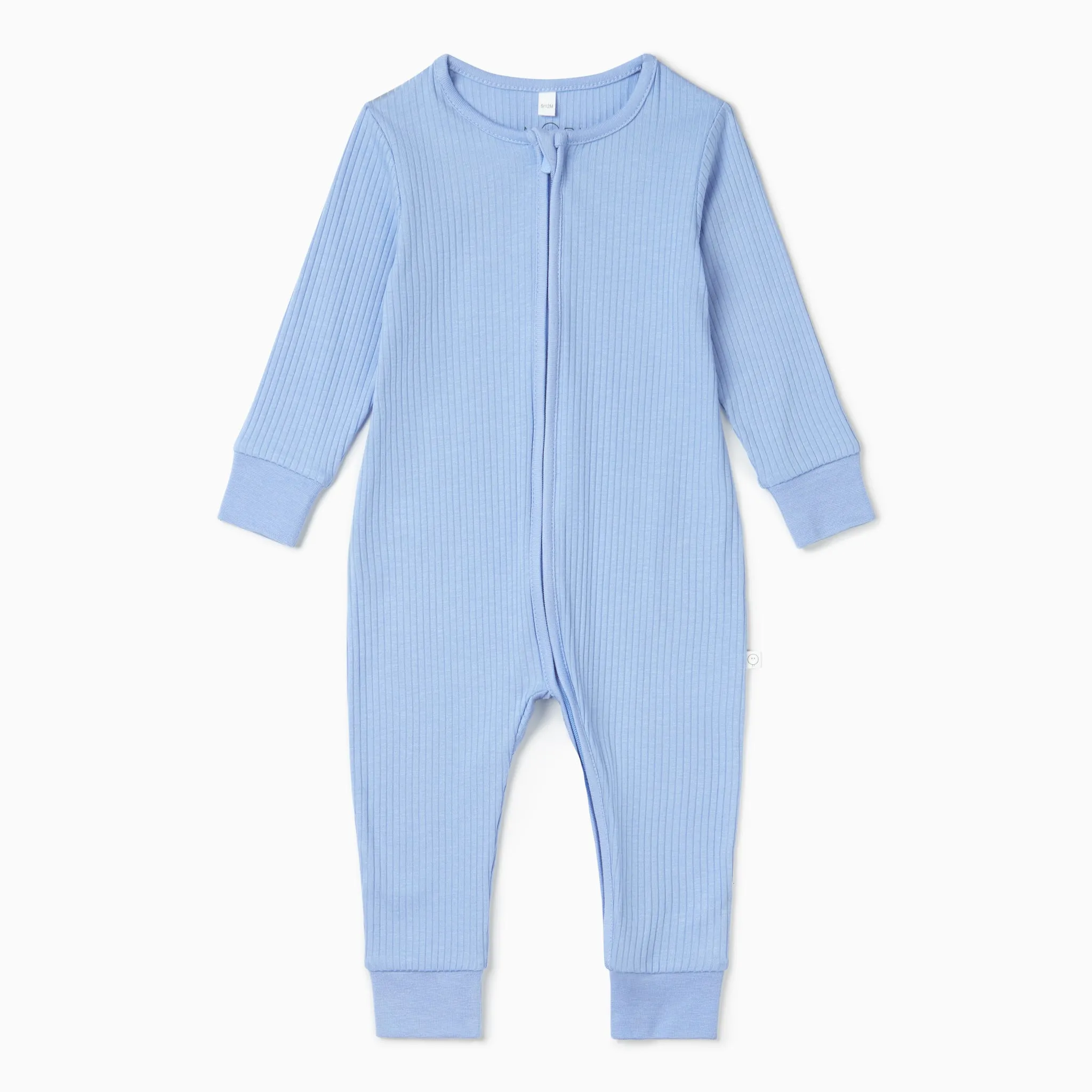 Hydrangea Ribbed Clever Zip  Snug Fit Pajamas