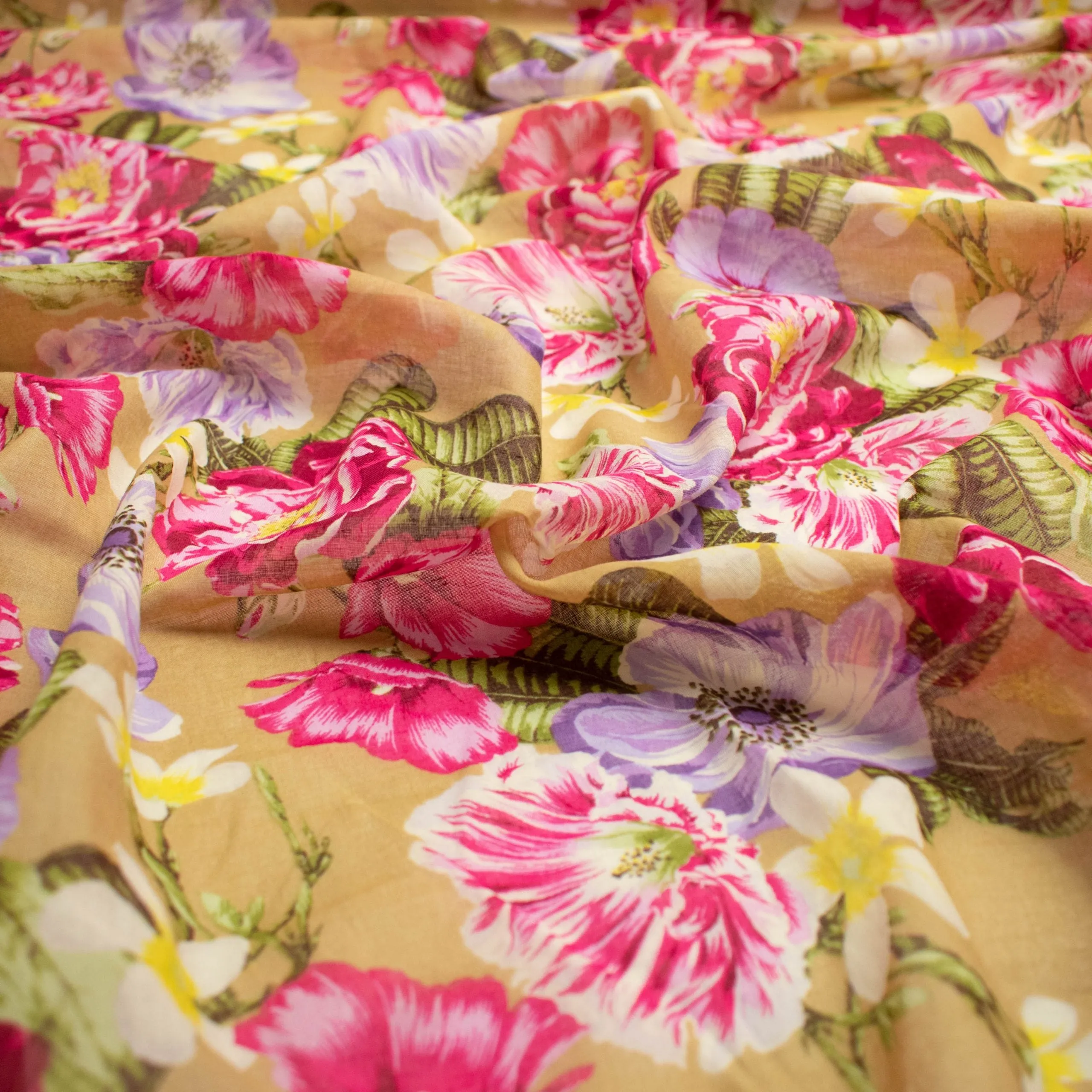 Japanese Pure Cotton Lawn Floral Prints Design-41