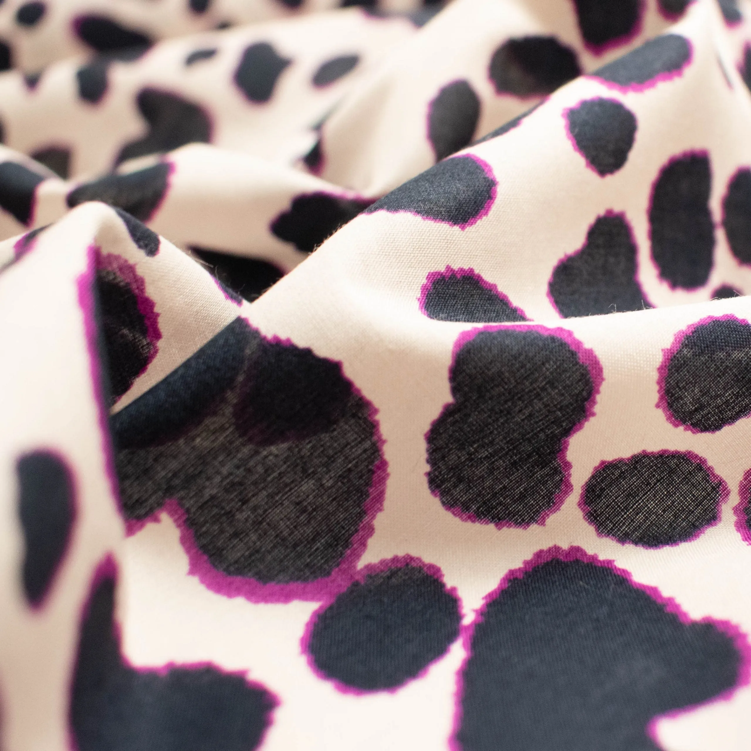 Japanese Pure Cotton Lawn Leopard Prints Design-121