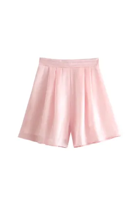 'Jasmine' Pleated Flowy Shorts