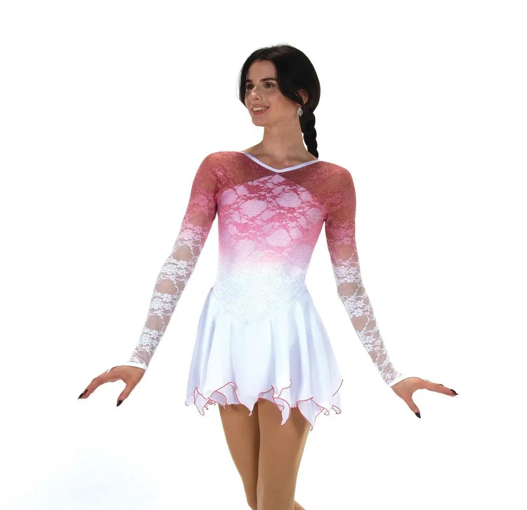 Jerry's Girl's 578 Petals in the Snow Figure Skating Dress