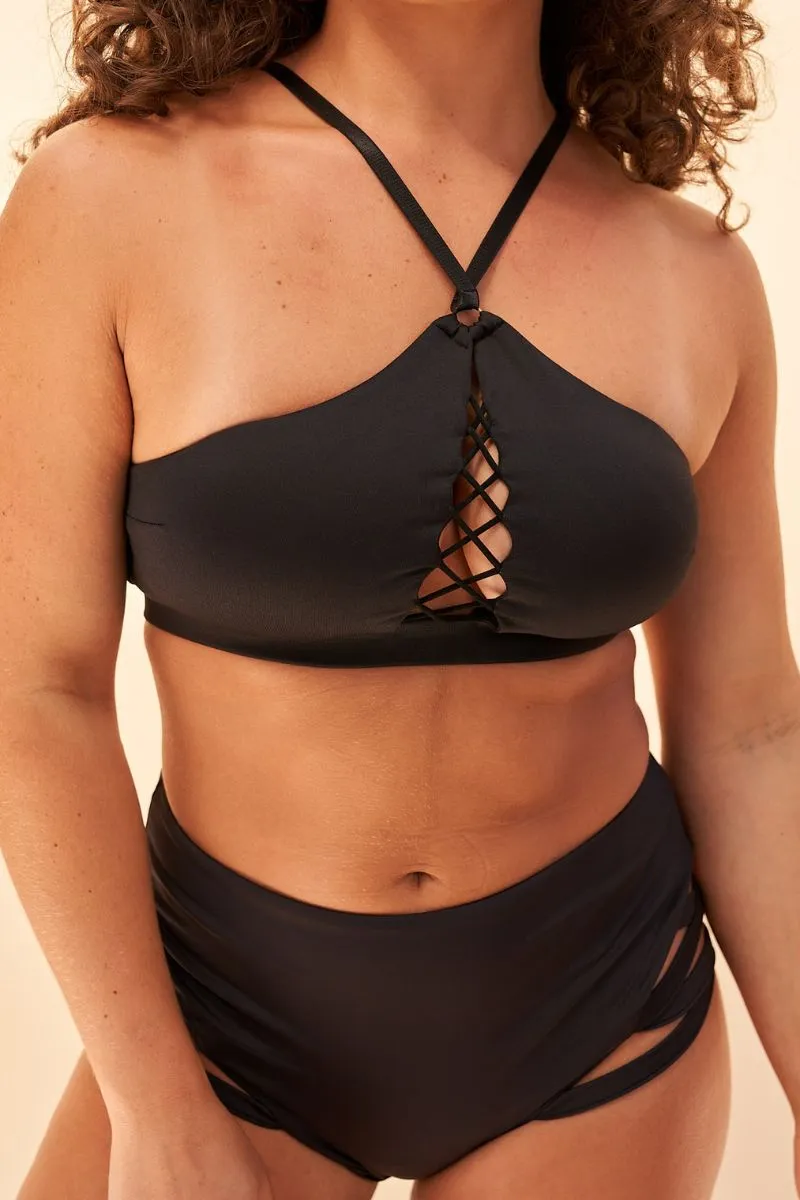 Lunalae Kylie Seamless Top - Black