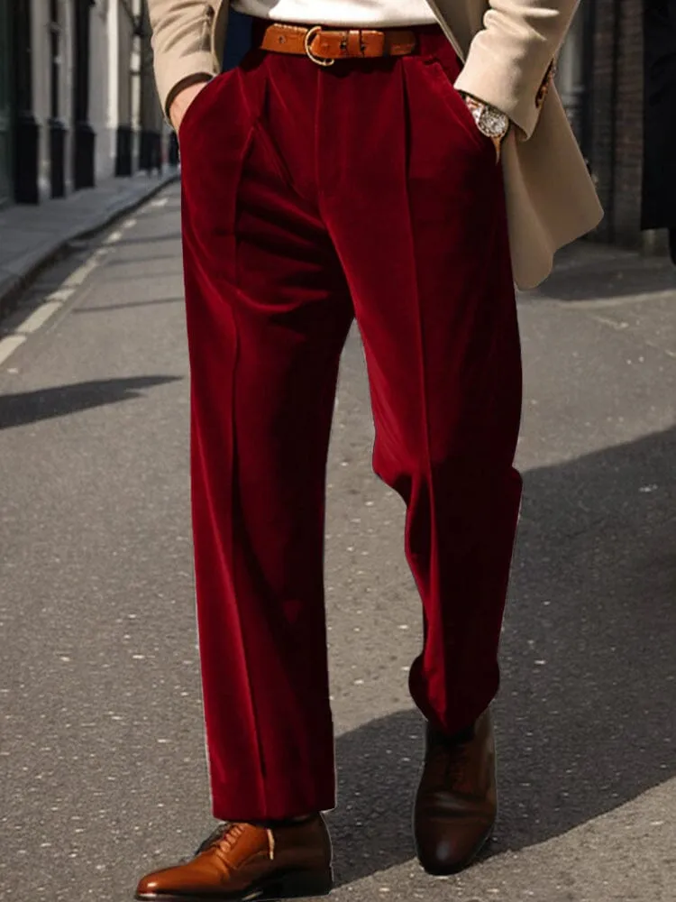 Luxe Comfy Velvet Suit Pants