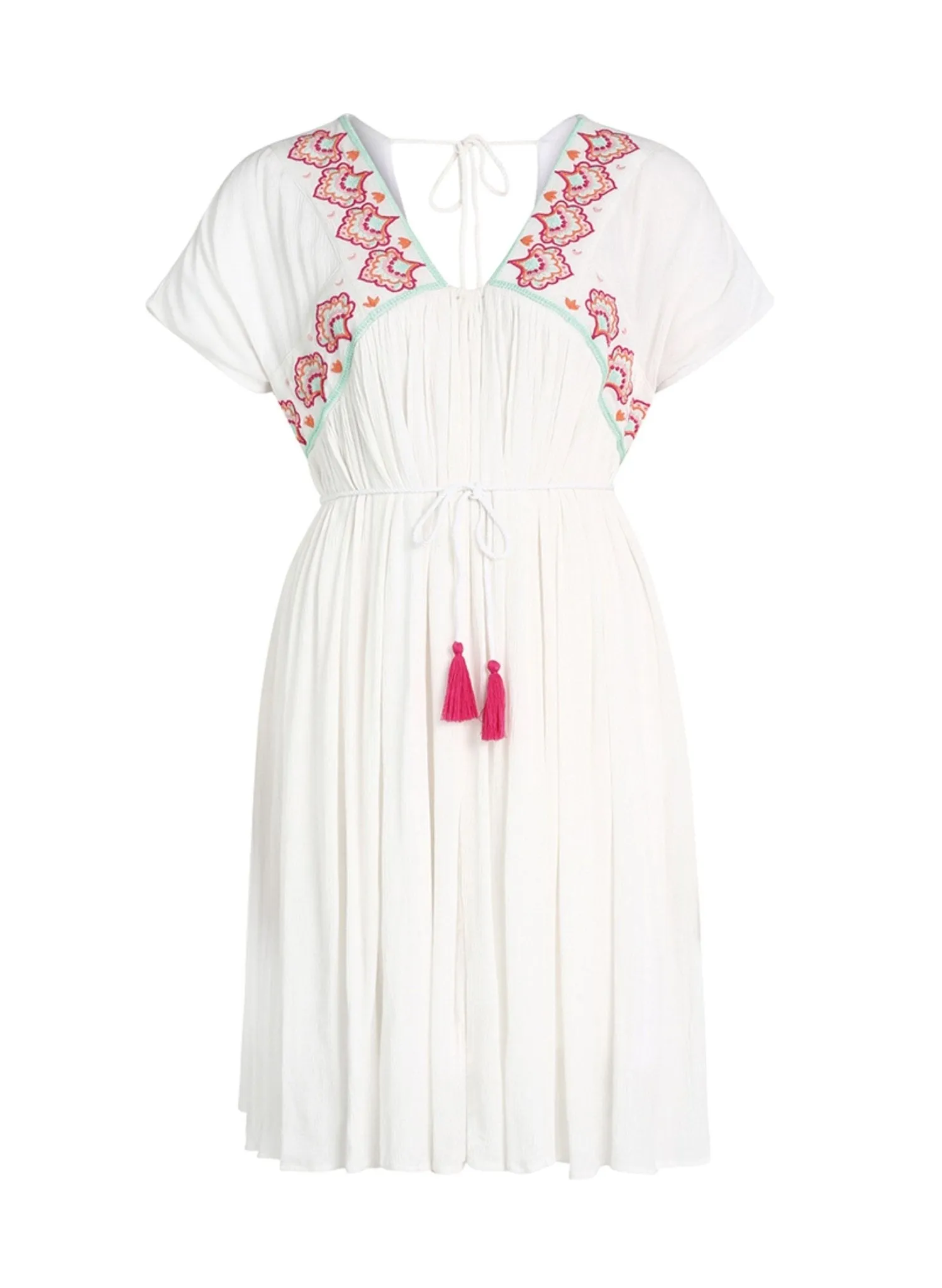 Maternity & Nursing Dress House of Colours in White