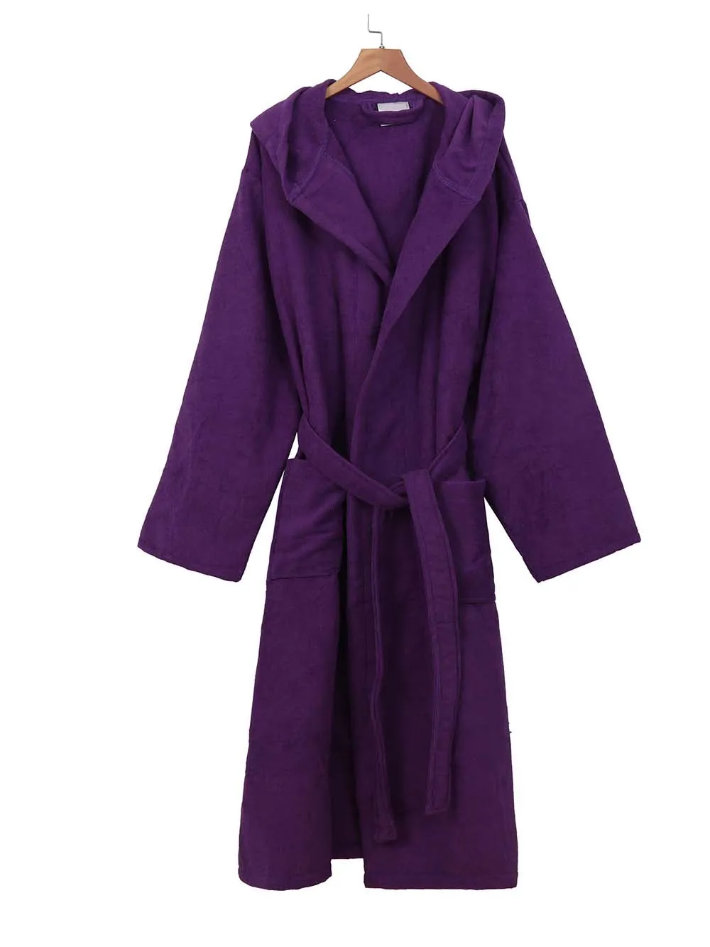 Microfiber Hooded Adult Bathrobes