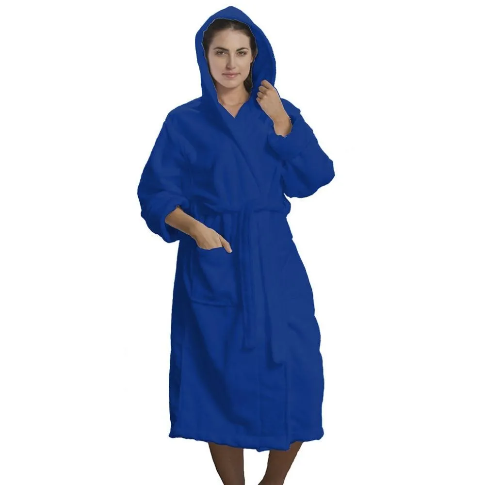 Microfiber Hooded Adult Bathrobes