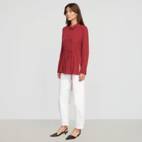 Navaz Tie-Back Shirt