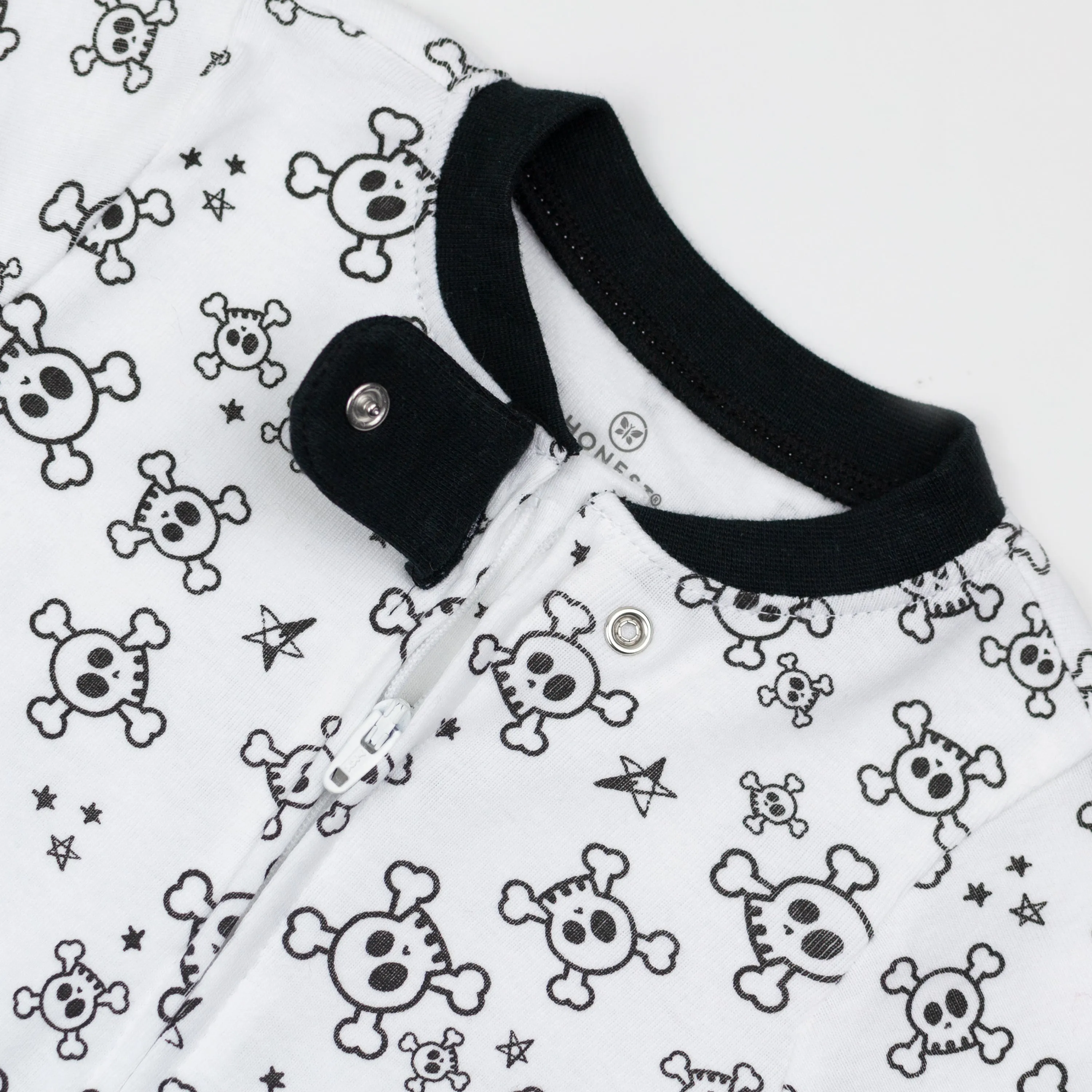 Organic Cotton Snug-Fit Footed Pajamas