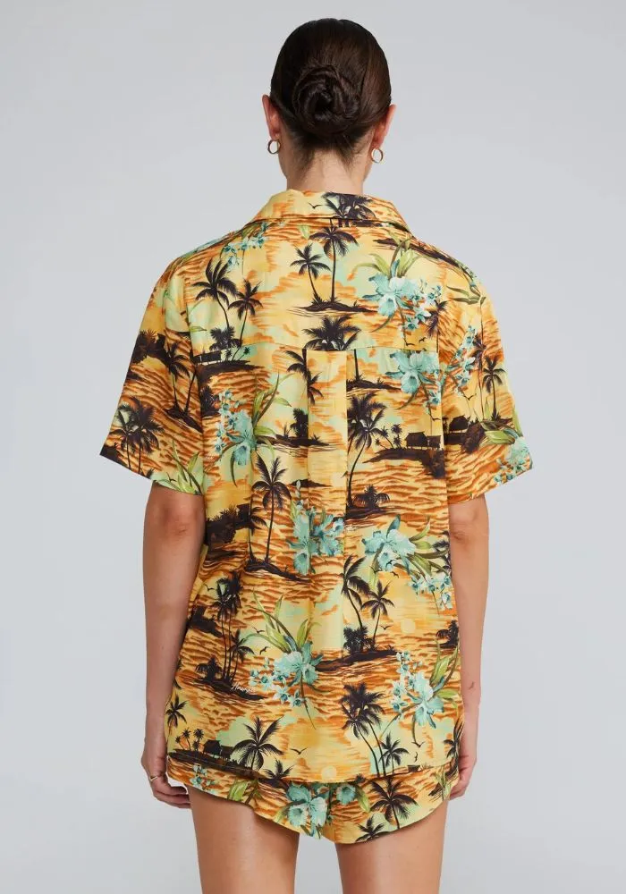 Palm Beach Slim Shirt- Sunset