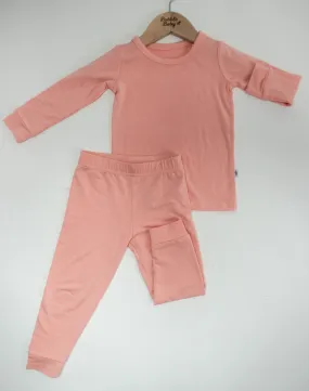 Peach | Long Sleeve Pajamas