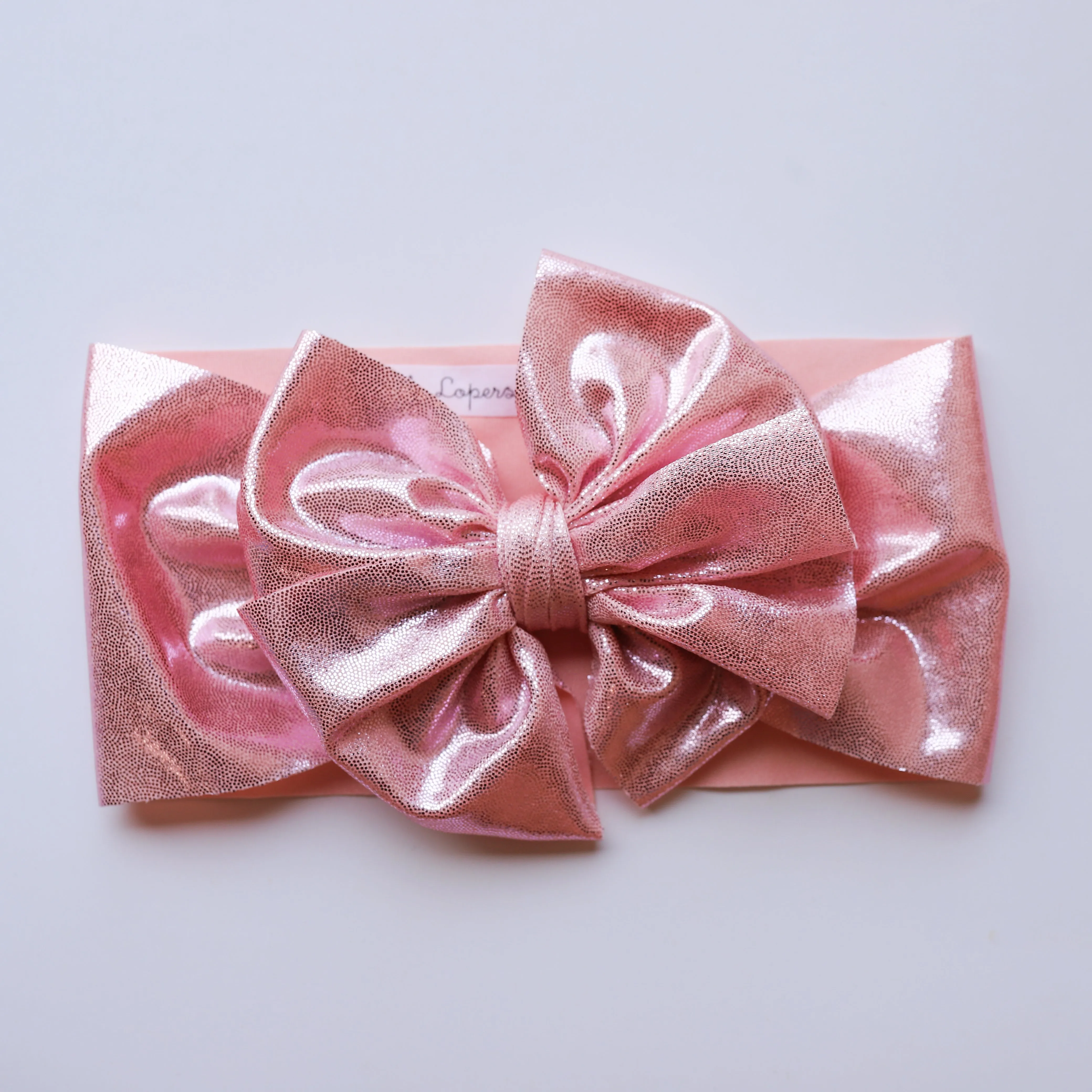 Petal Pink Shimmer Headwrap