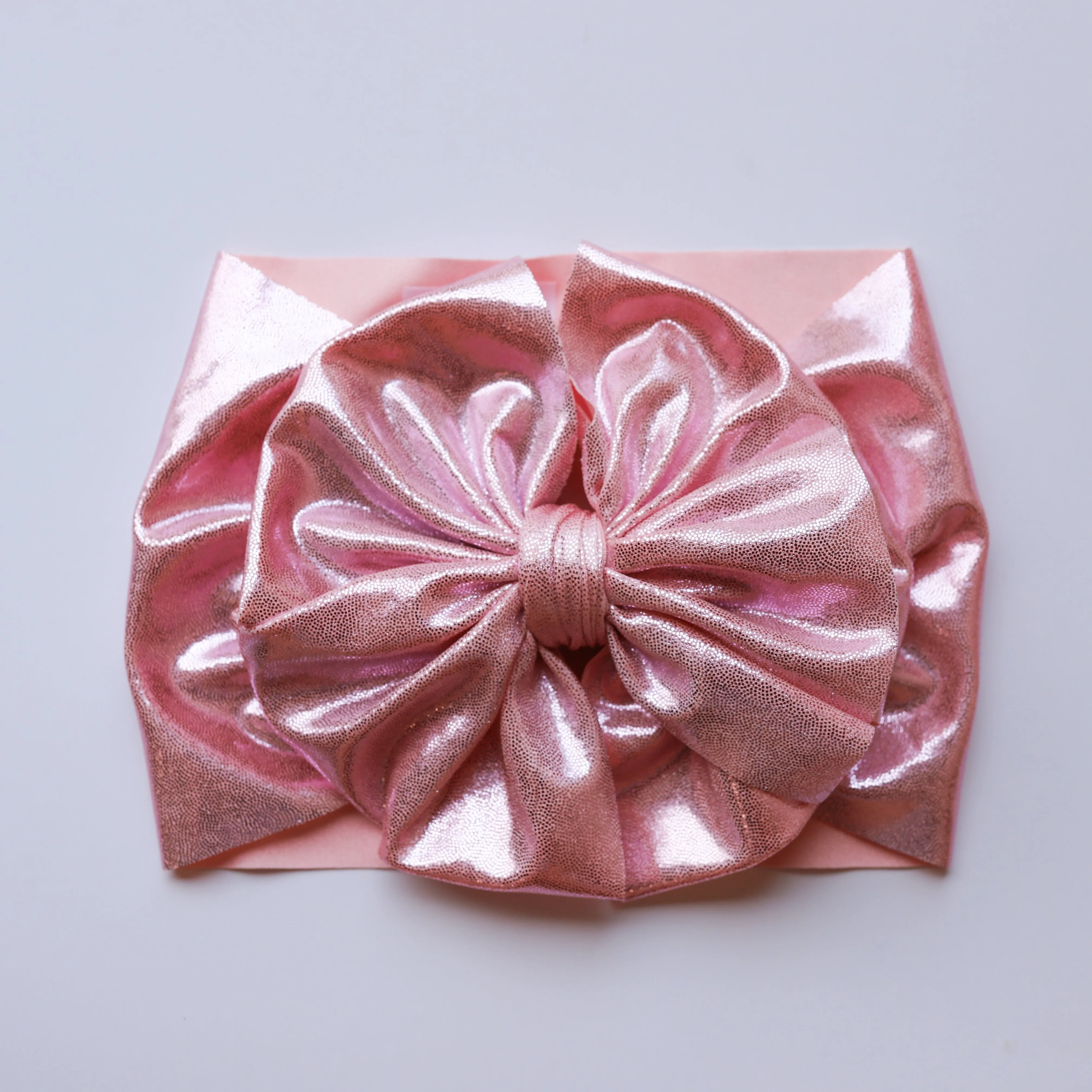 Petal Pink Shimmer Headwrap