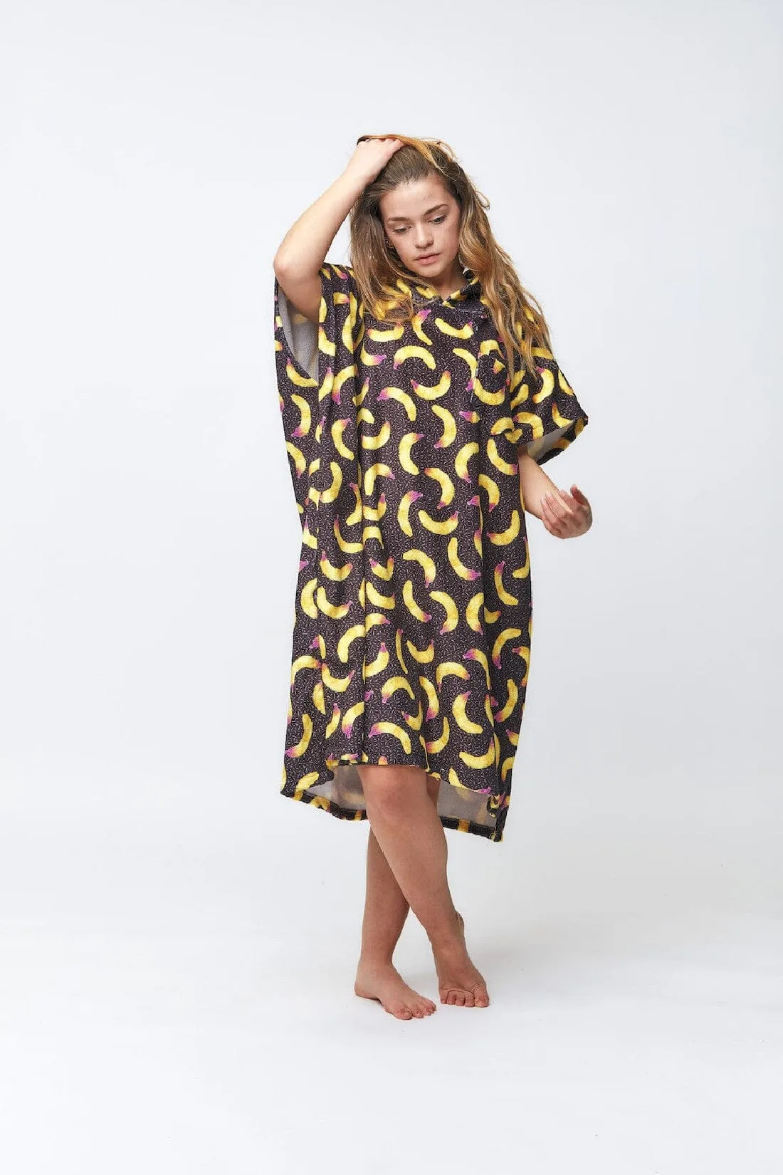 PONCHO BANANA STAINS - BLACK