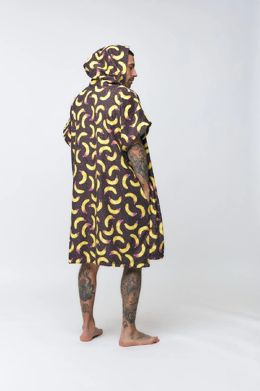 PONCHO BANANA STAINS - BLACK