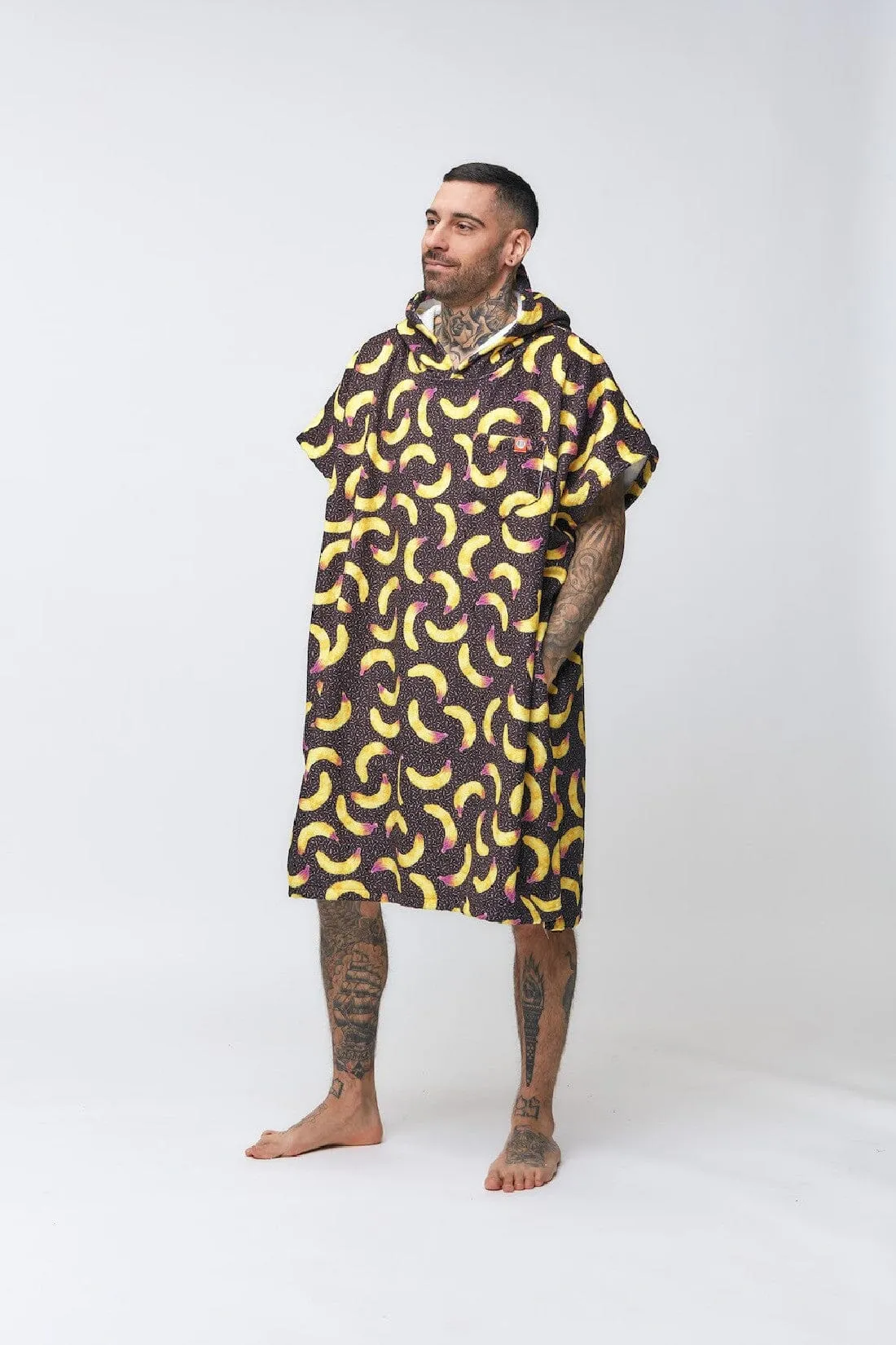 PONCHO BANANA STAINS - BLACK